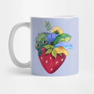 Cute Cottagecore Heart Mug